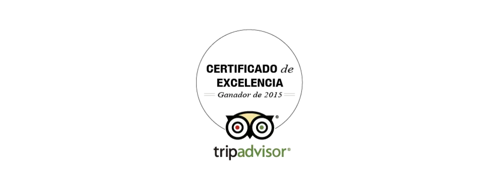 Certificado Excelencia TripAdvisor 2015 Certificado de Excelencia TripAdvisor 2015